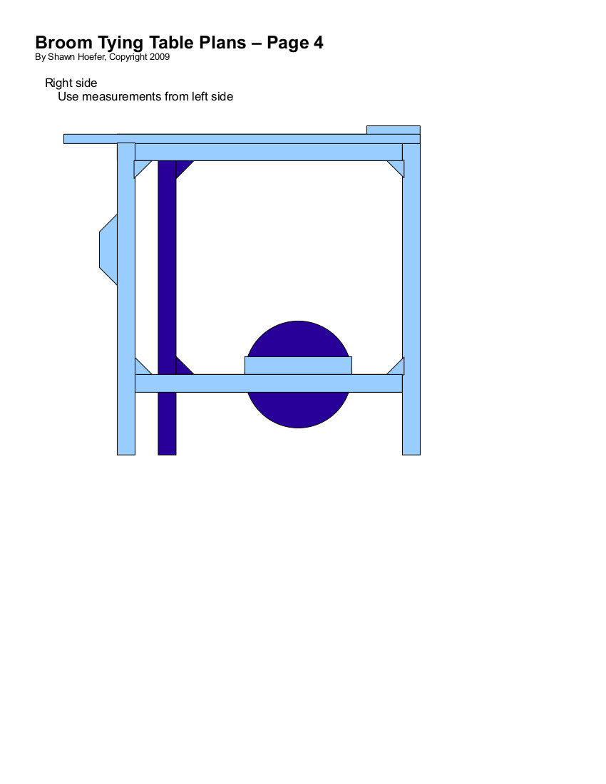 BroomTyingTablePlans4 Havencroft Farm& Fiber