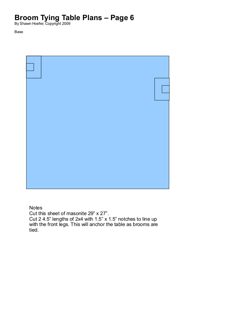 BroomTyingTablePlans6 Havencroft Farm& Fiber